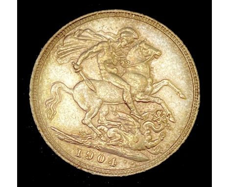 Great Britain Gold Sovereign 1904 Edward VII. Sydney Mint mark

Condition: please request a condition report if you require a