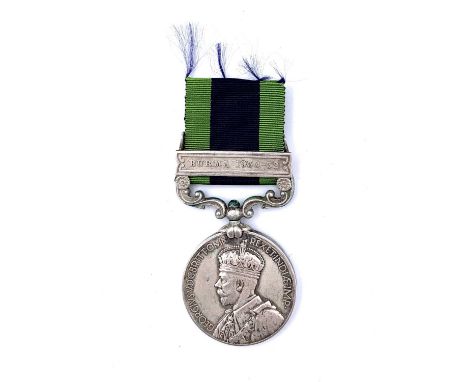 India General Service Medal. A King George V medal to "94L - NK JAGIR SINGH 2 Rang-BN BMP".

Condition: please request a cond