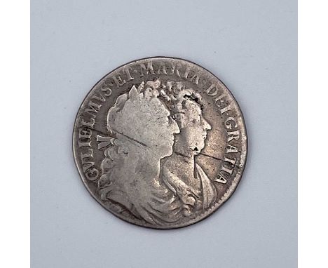 Great Britain William and Mary Halfcrown 1689 Second shield, Pearls on Crown.

Condition: please request a condition report i