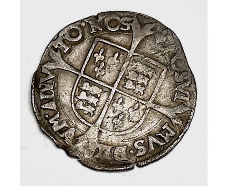 Elizabeth I Groat, First Issue 1559-60. Mm Lis, F+, Good detail althought some scratches on face.

Condition: please request 