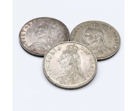 Great Britain Queen Victoria Jubilee Head 1887 2/- Select examples (x3) Comprising: 1887 (x3). All in EF/A.Unc grade.

Condit