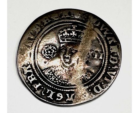 Edward VI Shilling 1551-3 Facing Bust mm.tun - creased.

Condition: please request a condition report if you require addition