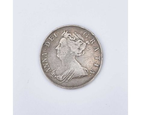 Great Britain Queen Anne Halfcrown 1707 Pre Union with Scotland Shield A splendid specimen clearly marked "Anno Regni Sexto" 