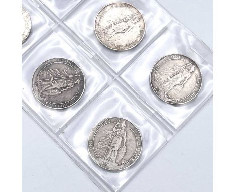 Great Britain King Edward VII 2/- coins 1902-1910 period (x8) - Select examples Comprising 1902, 1903, 1904, 1907, 1908, 1909