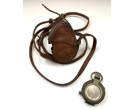World War I Military Compass dated 1917. Verner's pattern in leather case dated 1918.

Condition: please request a condition 