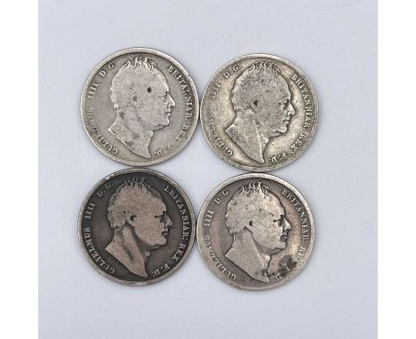 Great Britain William IV Halfcrown (x4) Comprising 1834 (x1), 1836 (x3). All dates clearly legible. (Total 4 coins).

Conditi