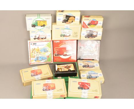 Corgi Classics Bedford Commercial Vehicles, a boxed collection of vintage vehicles, two model sets, D17/1 Shell, C82 Corgi on