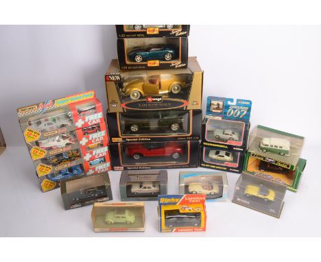 Modern Diecast Vehicles, all boxed or cased, vintage and modern private, commercial and models from film in various scales, 1