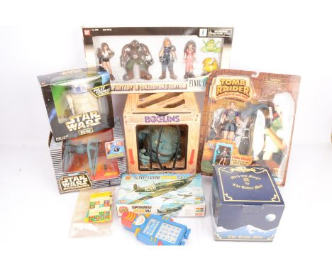 Modern Action Figures and Other Toys, various items, boxed Bandai 3700 Final Fantasy VII six figure pack, with packaged acces