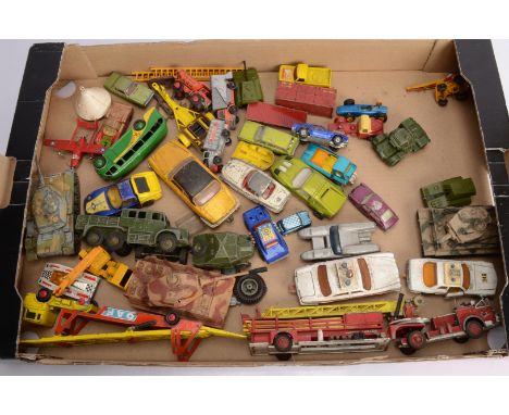 Postwar and Later Playworn Diecast Vehicles, vintage and modern, private, commercial, military and emergency vehicles, includ