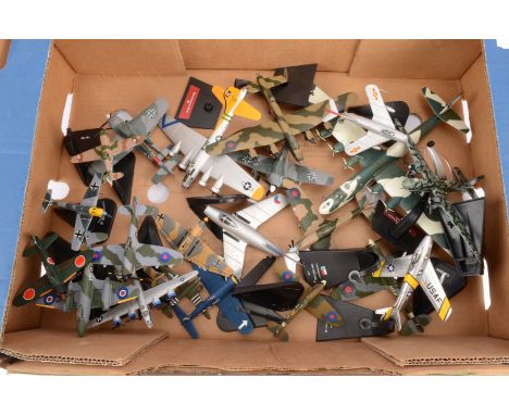 WWI and Later Military Aircraft, all unboxed, WWI-1950s diecast international aircraft, the majority magazine issue by Amerco