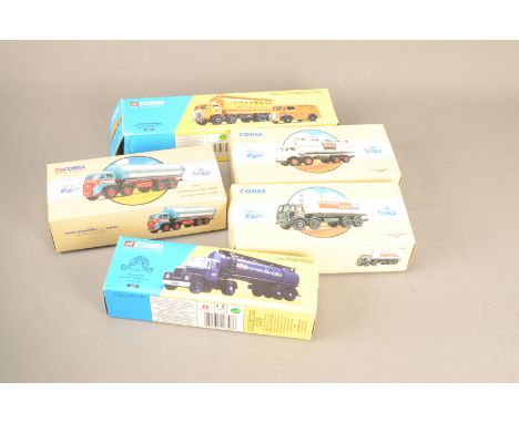 Corgi Classics Fuel and Other Tankers, a boxed collection of vintage tankers, 27201 Atkinson Fina Fuel, 13701 Foden S21 Arrow