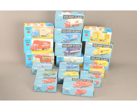 Corgi Golden Oldies and Archive Corgi, a boxed collection of vintage commercial vehicles, Golden Oldies, Thames Traders, 3030