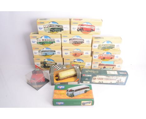Corgi Classics Public Transport Models, a boxed collection of vintage vehicles, double deck, Leyland Atlantean, 97341 Maidsto