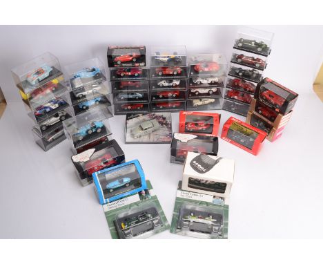 Modern Diecast Vintage and Modern Competition Models, all cased or packaged, 1:43 scale or similar, prewar and modern rally, 