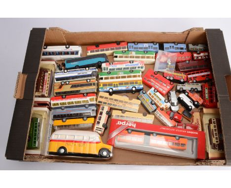 Modern Diecast and Other Mainly Buses and Coaches, mainly unboxed some models with damage, includes vintage and modern single