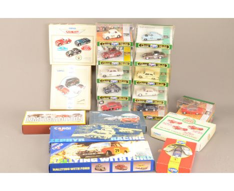 Corgi Classics Competition Cars, all boxed postwar cars, 97690 Ferrari 1962 Tourist Trophy, 97730 Competition Austin Healeys,