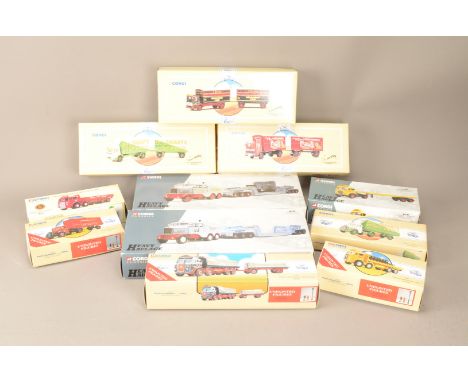 Corgi Classics Haulage Vehicles, a boxed collection of vintage vehicles includes some fair/circus examples, Heavy Haulage, 17