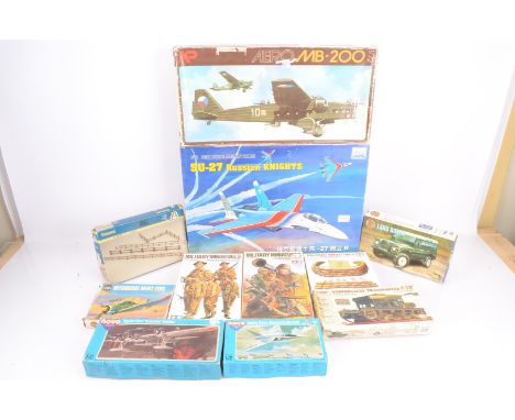 Military Vehicles Figures and Accessory Kits, a boxed group, 1:72 scale aircraft, Kovozavody Prostejov, 1:72 scale AERO MB 20