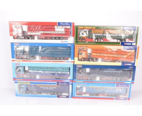 Corgi Diecast 1:50 Scale Articulated Trucks,  all boxed CC12928 Scania Topline R.W. Stewart, CC12919 Scania Topline MacTaggar