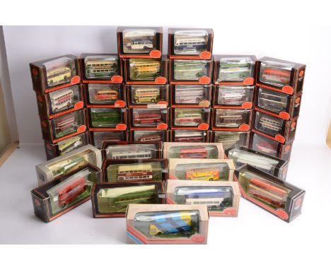 Exclusive First Editions Vintage and Modern Buses, a boxed collection of 1:76 scale models, double deck examples (19) include