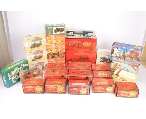 Modern Diecast Prewar and Later Commercial and Private Vehicles, a boxed collection in various liveries, Corgi Classics, 9698