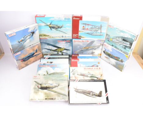 Military Aircraft Kits of European Manufacture/Design, a boxed collection 1:72 scale, Special Hobby, SH 72308 HA-1112, SH 722