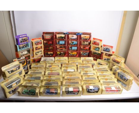 Modern Diecast Vintage Commercial and Private Vehicles, a boxed collection,  prewar and later in  various liveries, Matchbox 