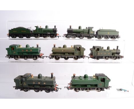 00 Gauge GWR green Pannier Tanks and Tender Locomotives by Hornby and other makers one modified, Panniers, Tri-ang Hornby 875