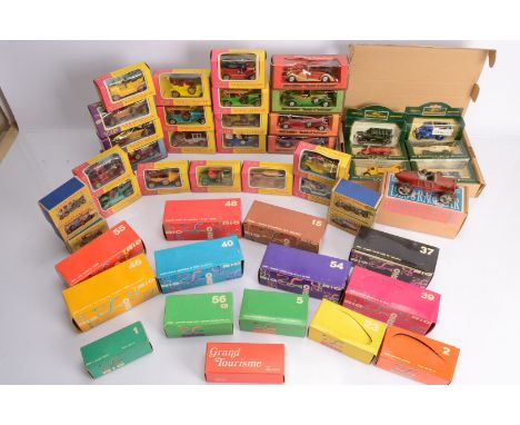 Modern Diecast Vehicles, a boxed collection of pre and post war private and competition cars, 1:43 scale and smaller, Solido 