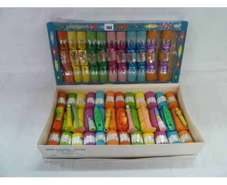 Vintage christmas crackers - Mason & Church etc (2 boxes)
