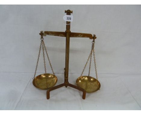 Brass beam scales 