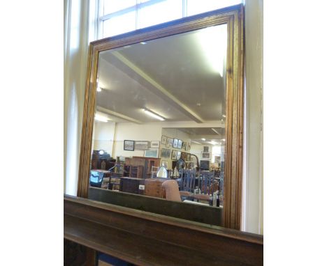 Large gilt frame bevel edge mirror 