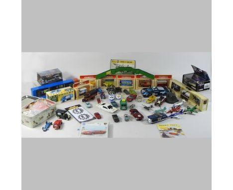 A collection of vintage toys, to include diecast models