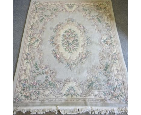 A Chinese woollen carpet, 320 x 240cm