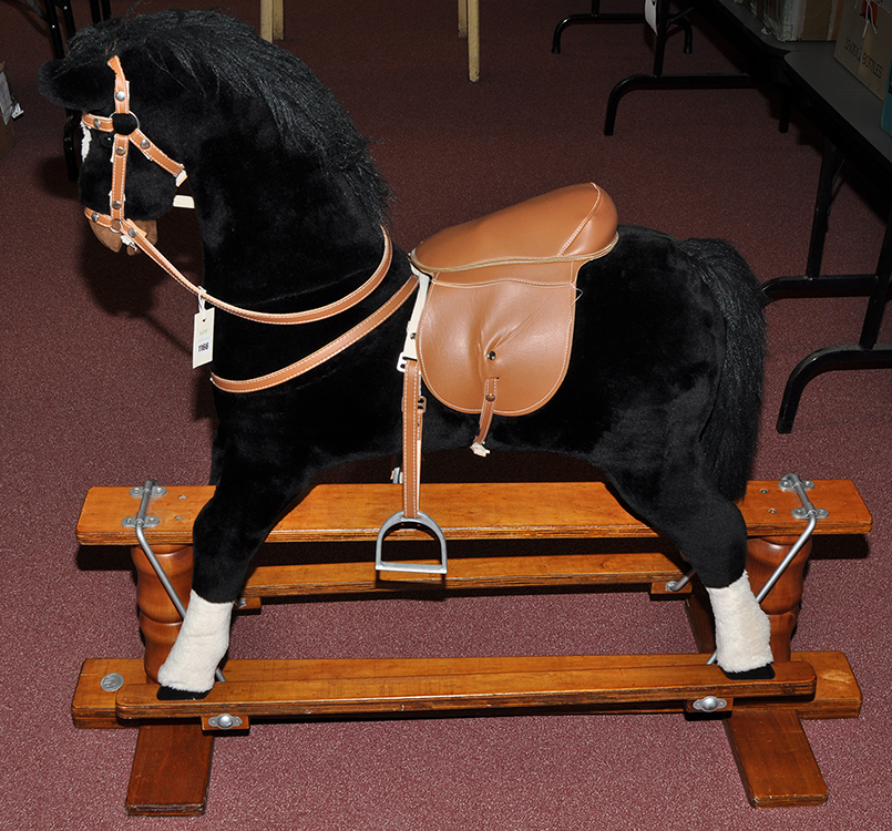 thoroughbred rocking horse