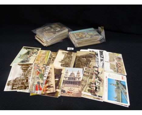     A Collection Of Mainly London Related Vintage Postcards                         