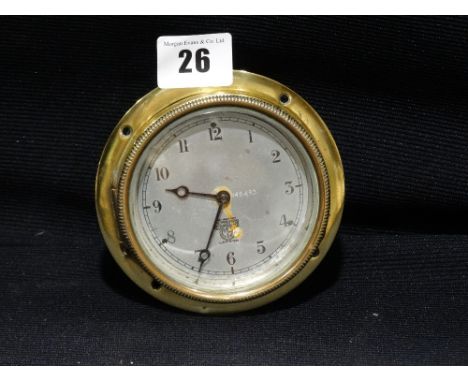 A Brass Smiths Eight Day Vintage Car Clock