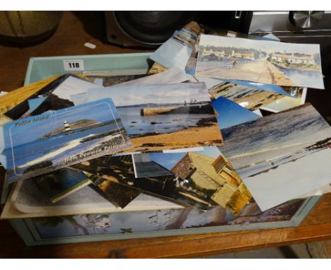     A Box Of Mixed Colour Postcards &amp; Ordnance Survey Pocket Maps                   