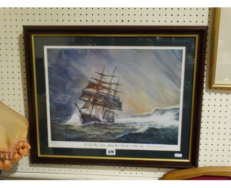     A Limited Edition Brian Entwistle Print Of The Royal Charter, Signed &amp; No In Pencil                                  
