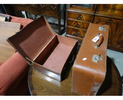     Two Vintage Travel Cases                                                        
