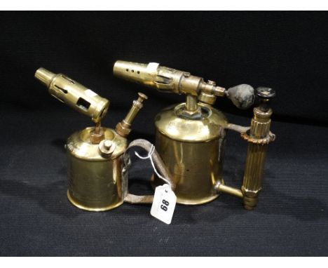 Two Vintage Sievert Brass Blow Torches