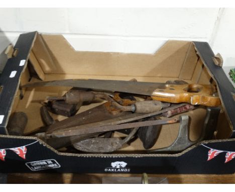     A Collection Of Vintage Carpentry Tools &amp; Similar                               