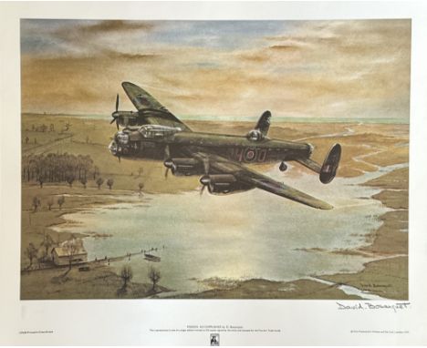 WW2 Colour Print Titled Mission Accomplished by David Bosanquet. Signed in Pencil by David Bosanquet the Artist. Limited 65 P