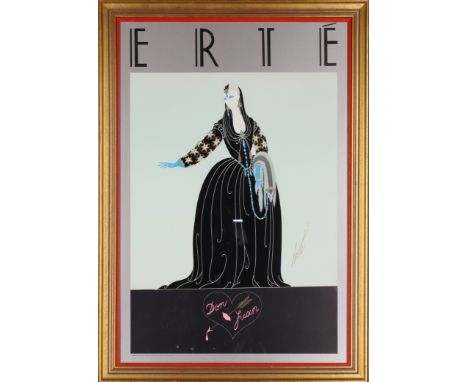 Romain de Tirtoff (Erté),Russian/French 1892-1990, Don Juan (poster), 1982; serigraph in colours on wove, signed in the plate