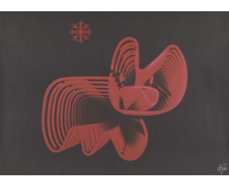 Pure Evil,British b. 1968-Neon bunny (red);offset lithograph on wove,sheet: 50 x 70 cm,(framed)(ARR)