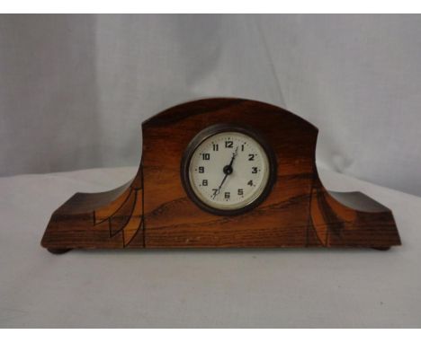 A INLAID MANTLE CLOCK 