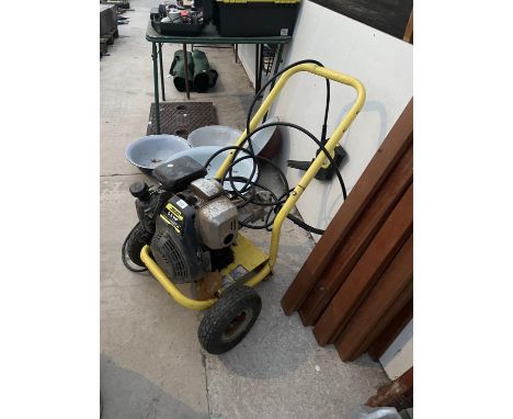 A KARCHER 5.5 HP PRESSURE WASHER WITH HONDA ENGINE 