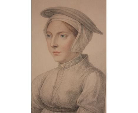 After Hans Holbein. Hand coloured etching. 'Collection of His Majesty'. Printed by Francesco Bartolozzi (1728–1815). Dated 17