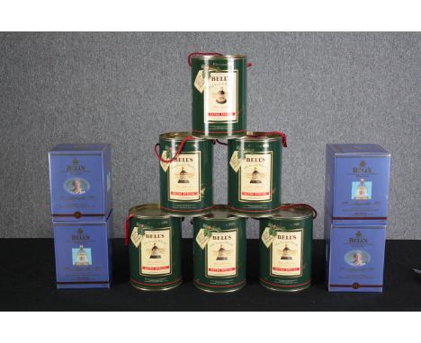 Bell's Whisky. A mixed collection of ten unopened presentation decanter bottles. Special commemorative editions in decorative